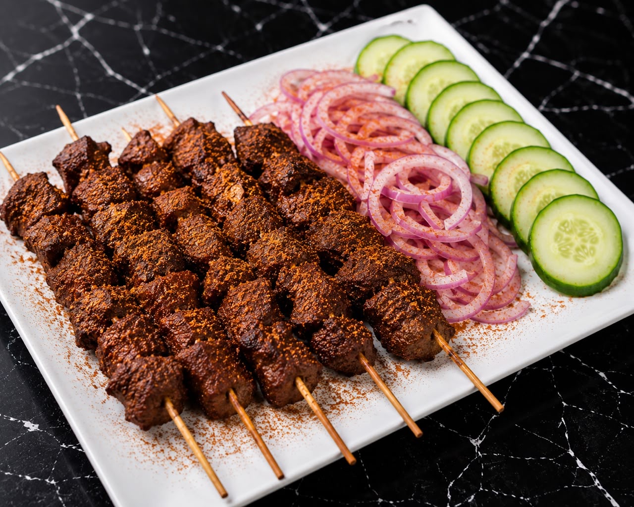 Classic Beef & Ram Suya Skewers