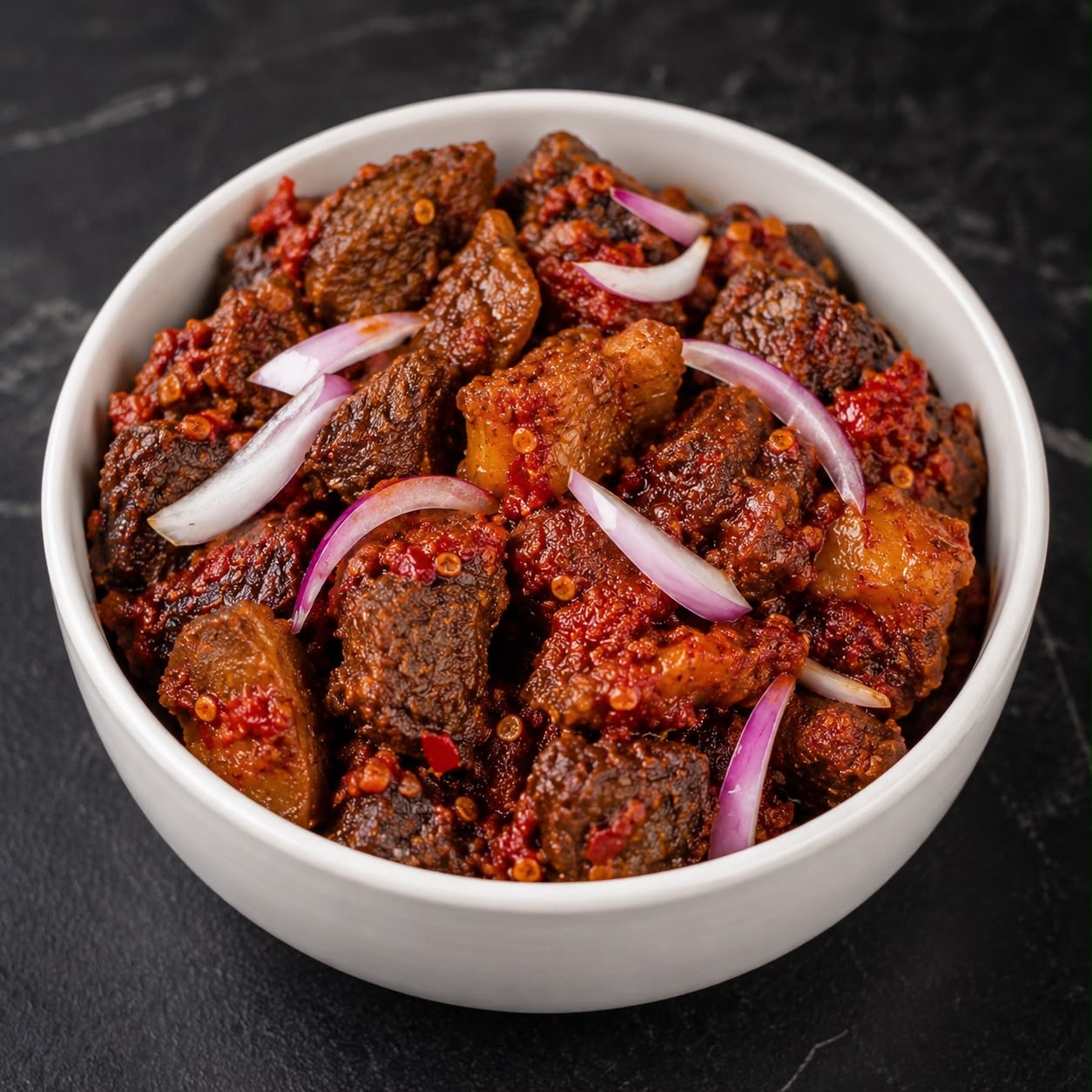 Asun (Spicy Goat Meat)