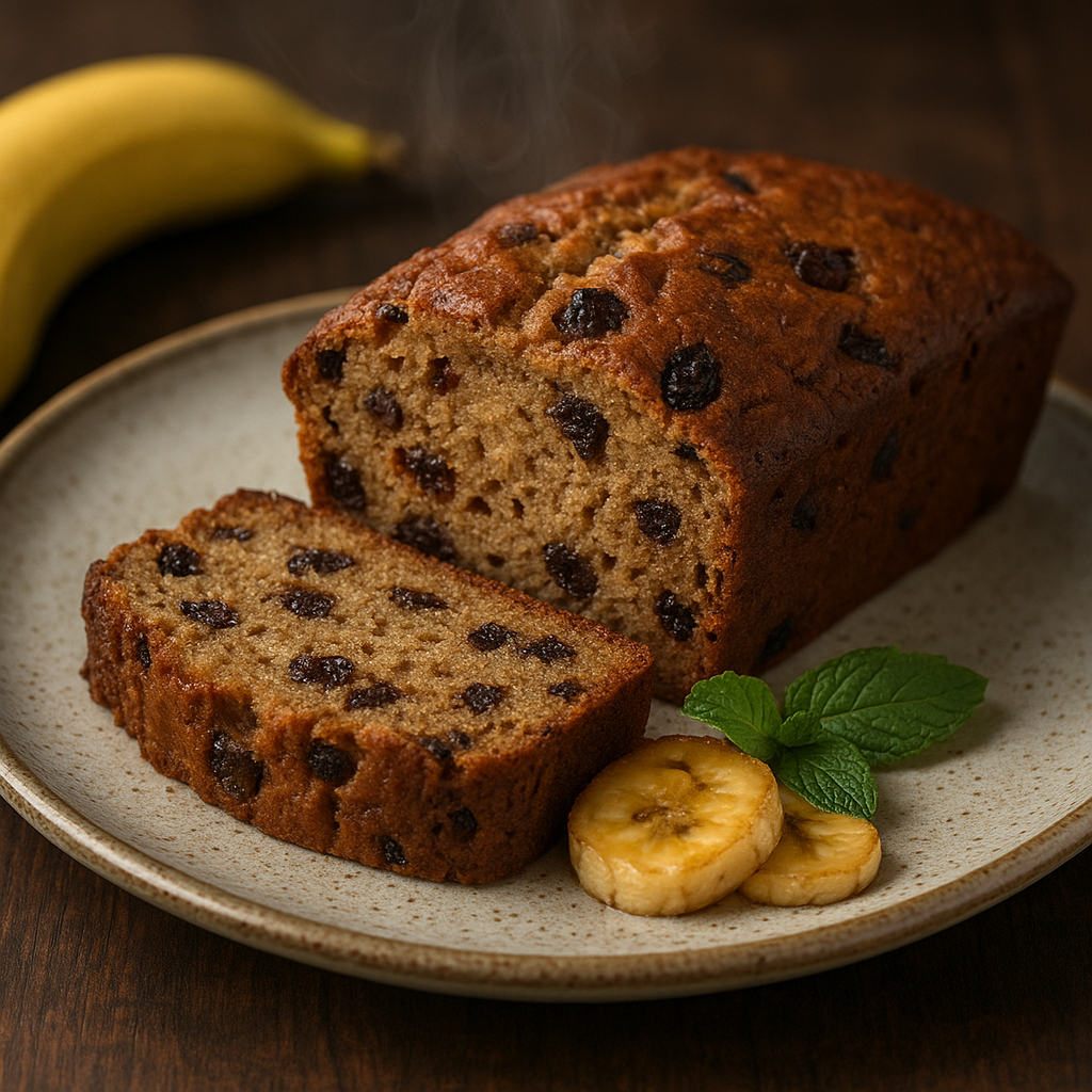 Banana Bread with Raisins
