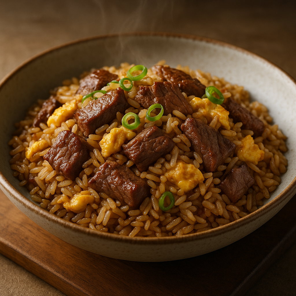 Beef and Egg Fried Rice