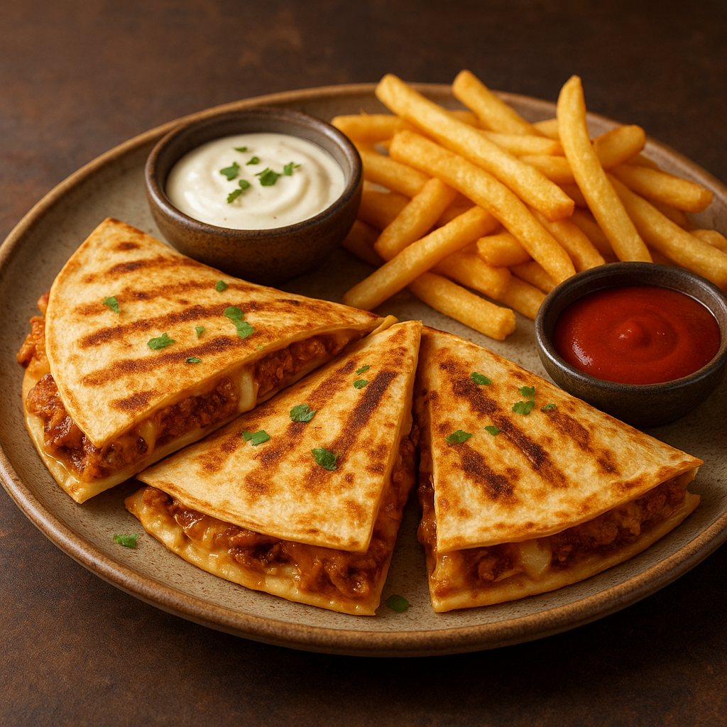 Beef or Chicken Cheese Quesadilla