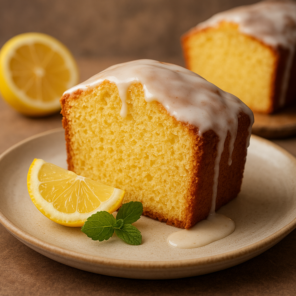 Lemon Pound Cake with Glaze