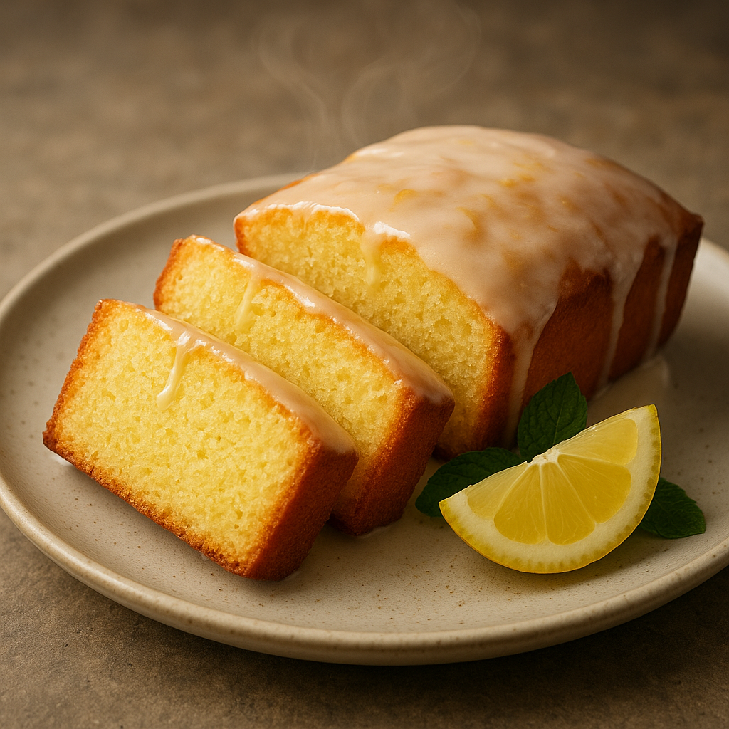 Lemon Pound Cake with Glaze