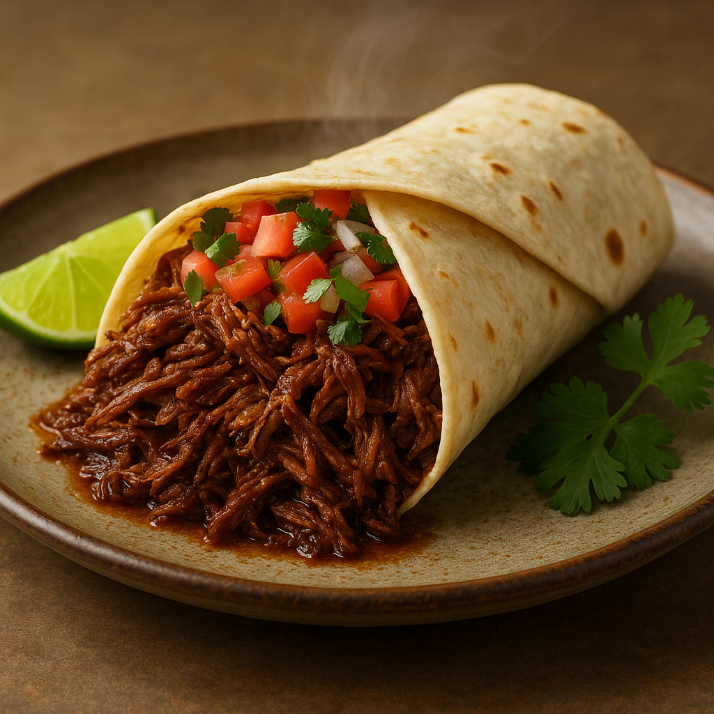 Shredded Beef Wrap