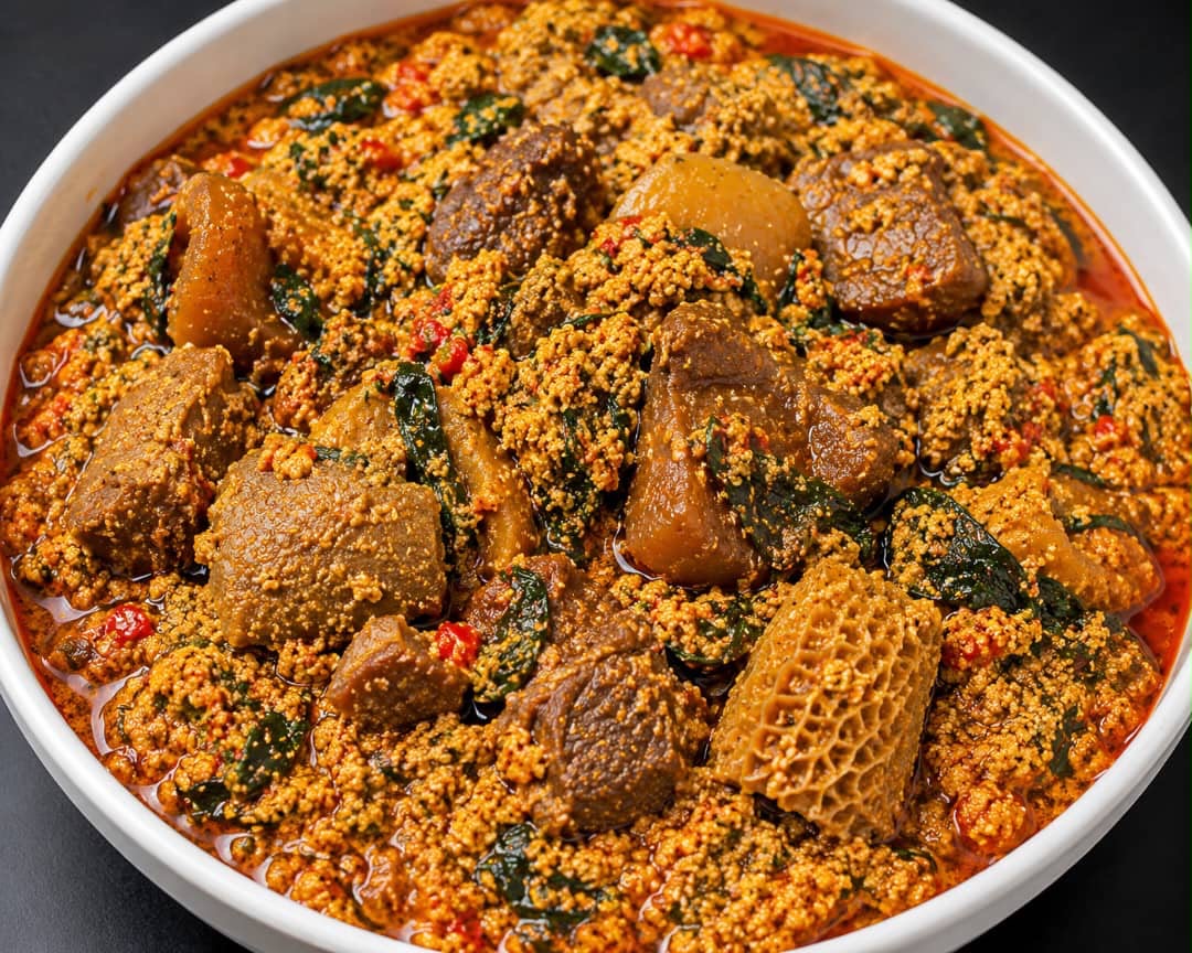 Egusi Soup with Meat/Fish