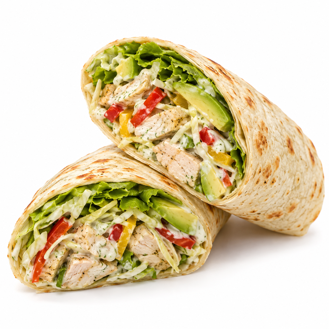 Chicken Yogurt Avocado Wrap